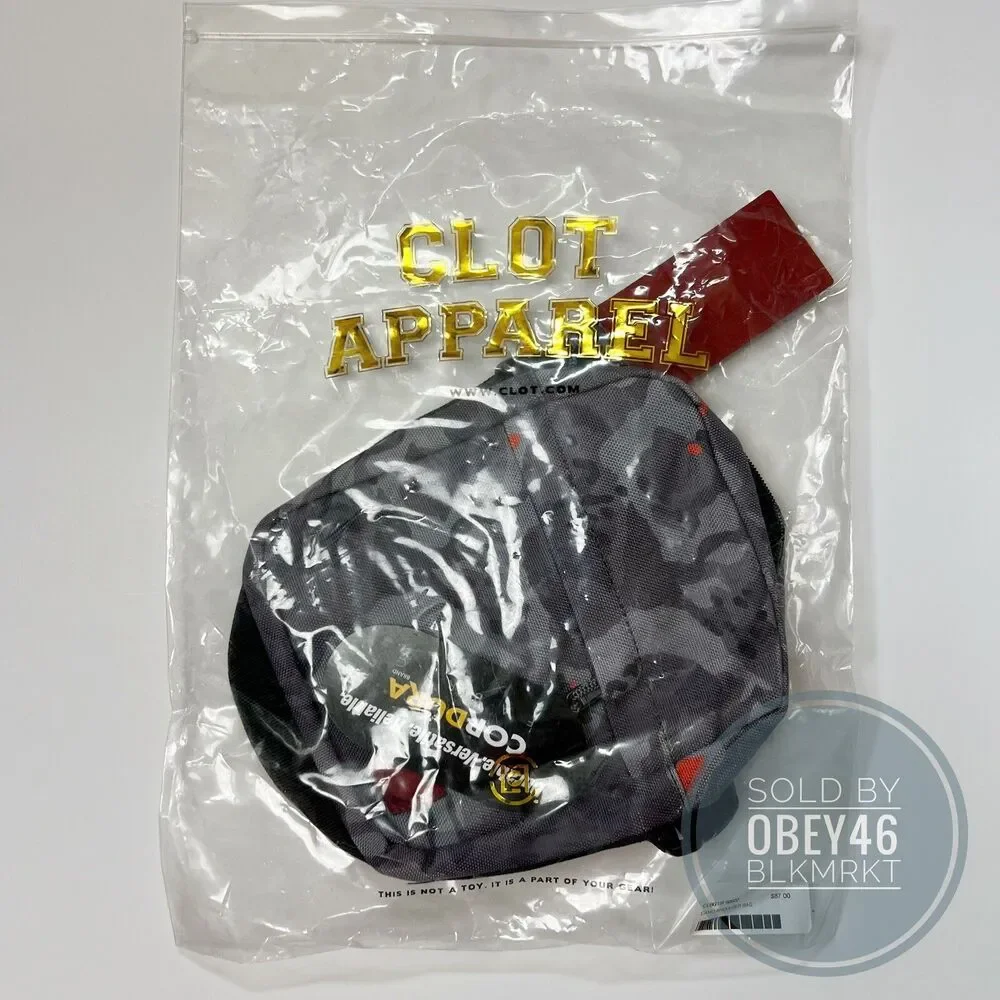 CLOT APPAREL CAMO CORDURA SHOULDER BAG